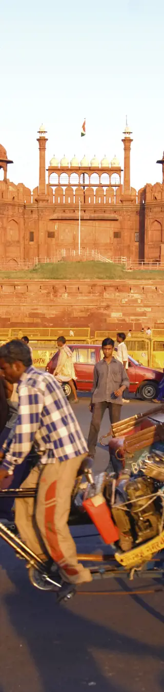 Rotes Fort in Old Delhi
